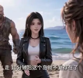 《全民求生：我靠签到建别墅（122集）AI短剧（夸克网盘）》短剧封面