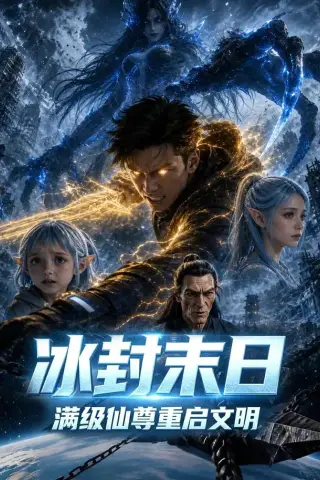 《冰封末日：满级仙尊重启文明（50集）AI短剧（夸克网盘）》短剧封面