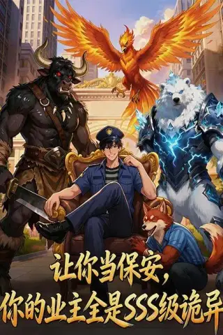 《让你当保安，你的业主全是SSS级诡异（59集）动漫（夸克网盘）》短剧封面