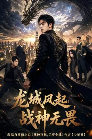 《龙城风起，战神无畏（76集）（夸克网盘）》短剧封面