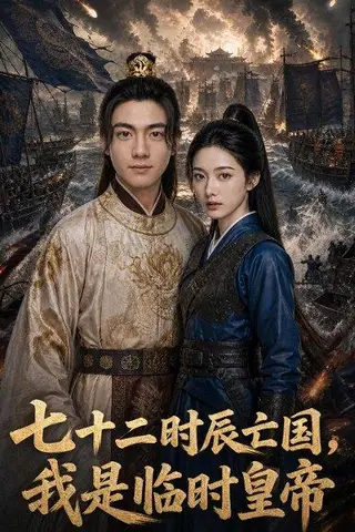 《七十二时辰亡国，我是临时皇帝（50集）Ai短剧（百度网盘）》短剧封面