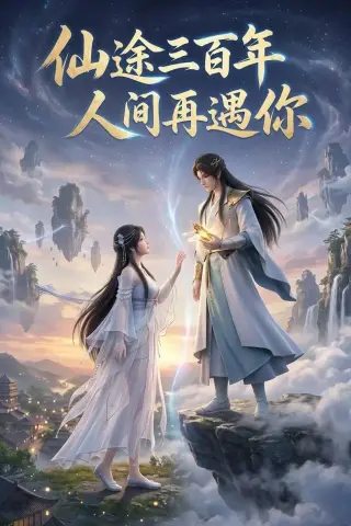 《仙途三百年人间再遇你（34集）（夸克网盘）》短剧封面