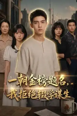 《一朝金榜题名，我拒绝辍学谋生（90集）AI短剧（夸克网盘）》短剧封面