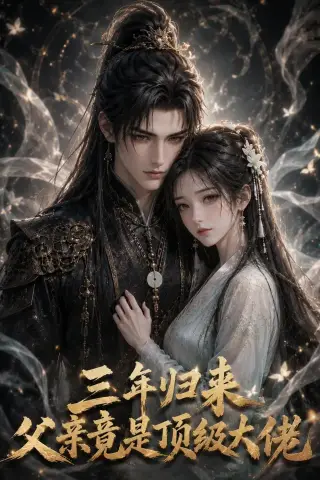 《三年归来，父亲竟是顶级大佬（50集）AI短剧（夸克网盘）》短剧封面