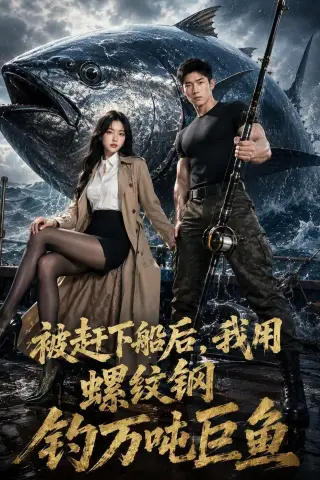 《被赶下船后，我用螺纹钢钓万吨巨鱼（48集）AI短剧（夸克网盘）》短剧封面