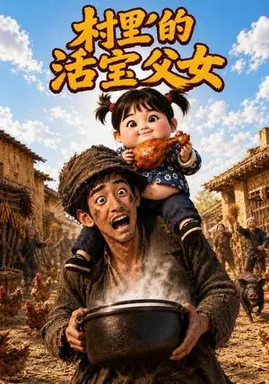 《村里的活宝父女（62集）（夸克网盘）》短剧封面