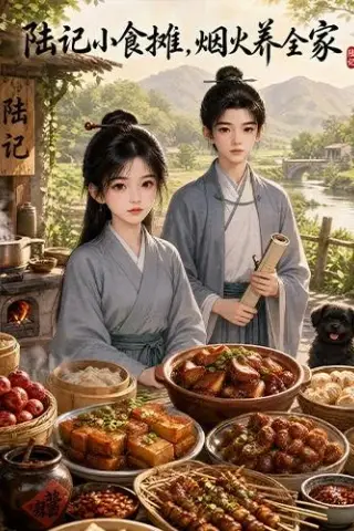 《陆记小食摊，烟火养全家（104集）（夸克网盘）》短剧封面