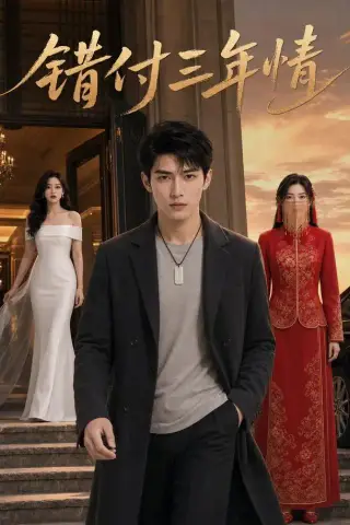 《错付三年情（43集）AI短剧（夸克网盘）》短剧封面