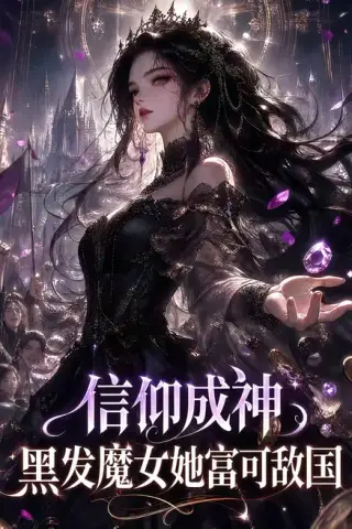 《信仰成神，黑发魔女她富可敌国（120集）（夸克网盘）》短剧封面