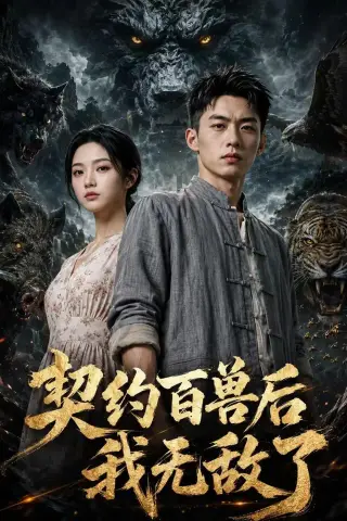 《契约百兽后我无敌了（70集）AI短剧（夸克网盘）》短剧封面