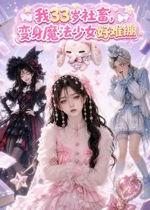 《我33岁社畜，变身魔法少女好难绷（60集）（夸克网盘）》短剧封面