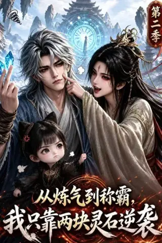 《从炼气到称霸，我只靠两块灵石逆袭第二季（104集）（夸克网盘）》短剧封面