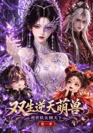 《双生逆天萌兽：绝世妖女倾天下第一季（192集）（夸克网盘）》短剧封面