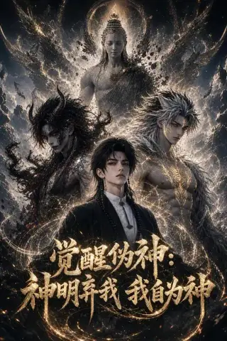 《觉醒伪神：神明弃我我自为神（127集）（夸克网盘）》短剧封面