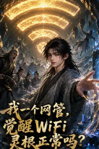 《我一个网管，觉醒WiFi灵根正常吗？（67集）AI短剧（夸克网盘）》短剧封面