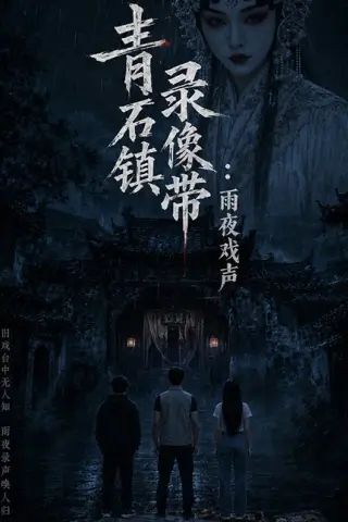 《青石镇录像带：雨夜戏声（40集）（夸克网盘）》短剧封面