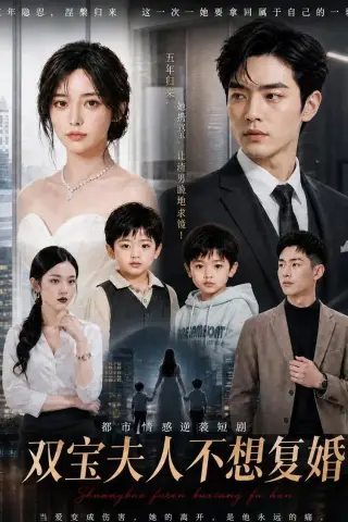 《双宝夫人不想复婚（83集）AI短剧（夸克网盘）》短剧封面