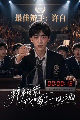 《辩论前我喝了一口酒（33集）（夸克网盘）》短剧封面