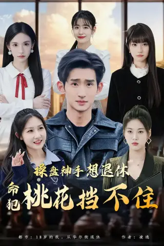 《操盘神手想退休，命犯桃花挡不住（80集）向元＆华子轩＆姚星宇（夸克网盘）》短剧封面