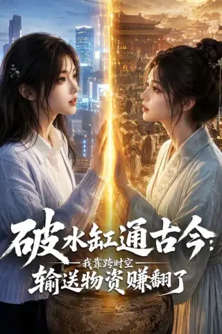 《破水缸通古今：我靠跨时空输送物资赚翻了（50集）（夸克网盘）》短剧封面