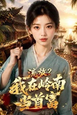 《流放？我在岭南当首富（47集）Ai短剧（百度网盘）》短剧封面