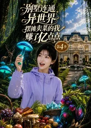 《别墅连通异世界，摆摊卖菜的我赚了亿点点（100集）（夸克网盘）》短剧封面