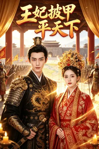 《王妃披甲平天下（74集）AI短剧 (2026)》短剧封面