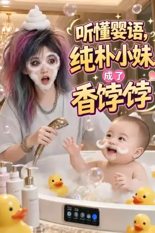 《听懂婴语，纯朴小妹成了香饽饽（66集）AI短剧 (2026)》短剧封面