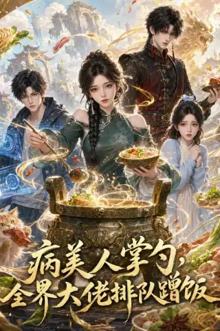 《病美人掌勺，全界大佬排队蹭饭（81集）（夸克网盘）》短剧封面