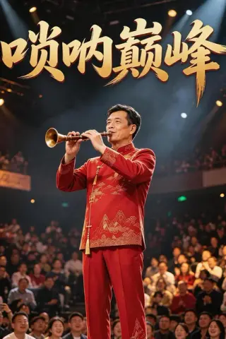 《唢呐巅峰（32集）AI短剧（百度网盘）》短剧封面