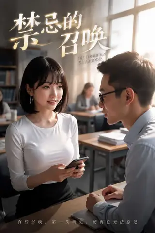 《AI擦边短剧：禁忌的召唤（迅雷网盘）》短剧封面