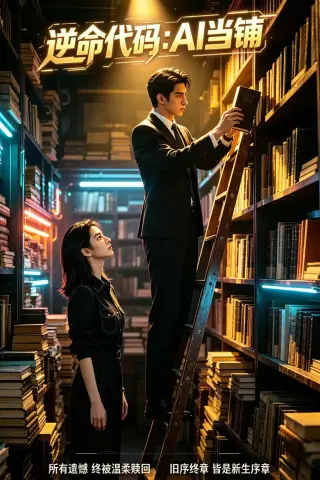 《逆命代码：AI当铺（17集）AI短剧（夸克网盘）》短剧封面