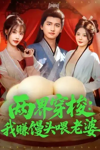 《两界穿梭：我赚馒头喂老婆》短剧封面