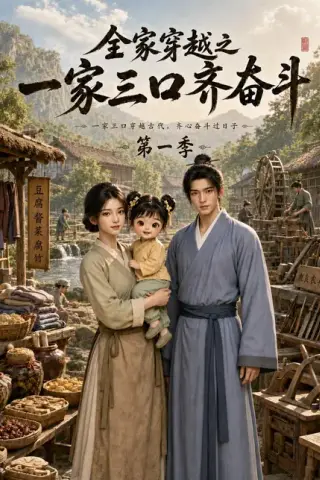 《全家穿越之一家三口齐奋斗第一季（138集）（夸克网盘）》短剧封面