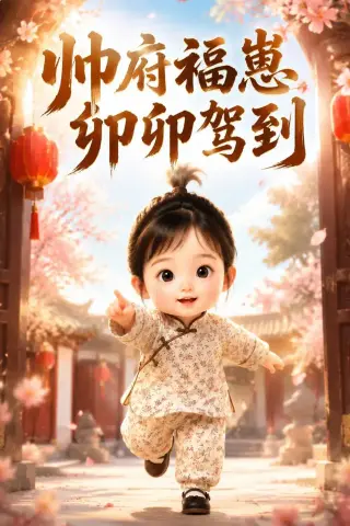 《帅府福崽，卯卯驾到（94集）（夸克网盘）》短剧封面