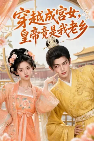 《穿越成宫女，皇帝竟是我老乡（72集）（夸克网盘）》短剧封面