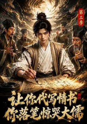 《让你代写情书，你落笔惊哭大儒第三季（81集）（夸克网盘）》短剧封面
