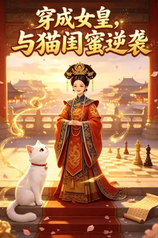 《穿成女皇与猫闺蜜逆袭（20集）（百度网盘）》短剧封面
