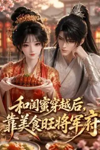 《和闺蜜穿越后，靠美食旺将军府（34集）（夸克网盘）》短剧封面