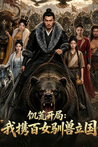 《饥荒开局：我携百女驯兽立国（66集）（百度网盘）》短剧封面