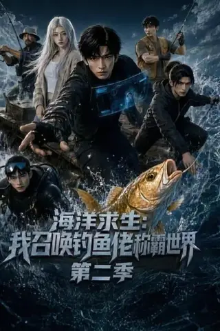 《海洋求生：我召唤钓鱼佬称霸世界第二季（153集）（夸克网盘）》短剧封面
