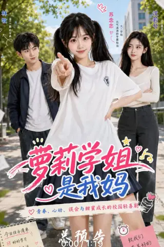 《AI擦边短剧：萝莉学姐是我妈（迅雷网盘）》短剧封面
