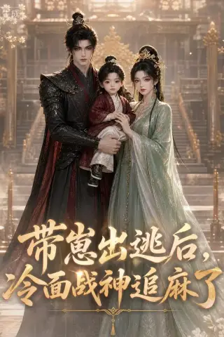 《带崽出逃后，冷面战神追麻了（54集）（夸克网盘）》短剧封面