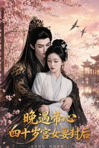 《晚遇帝心，四十岁宫女要封后（78集）（夸克网盘）》短剧封面