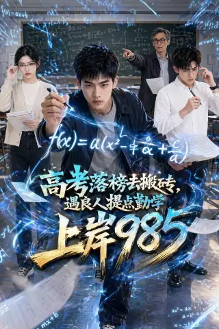 《高考落榜去搬砖，遇良人提点勤学上岸985（54集）AI短剧（夸克网盘）》短剧封面