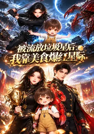 《被流放垃圾星后我靠美食爆红星际（68集）（夸克网盘）》短剧封面