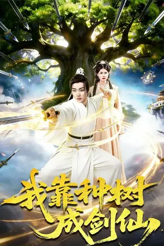 《我靠种树成剑仙（80集）陈亦笑＆邱翔（百度网盘）》短剧封面