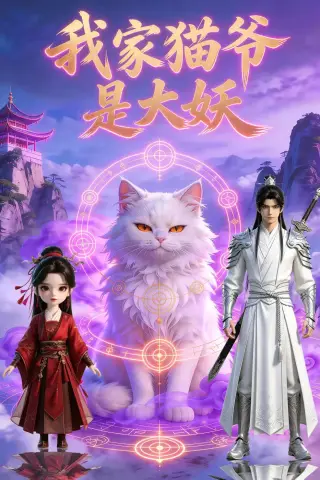 《我家猫爷是大妖（30集）（夸克网盘）》短剧封面