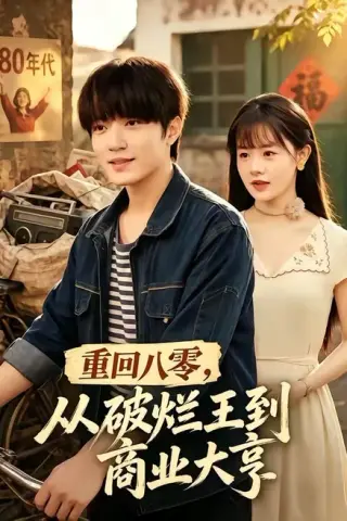 《重回八零，从破烂王到商业大亨（80集）张宇轩＆李慧敏（夸克网盘）》短剧封面