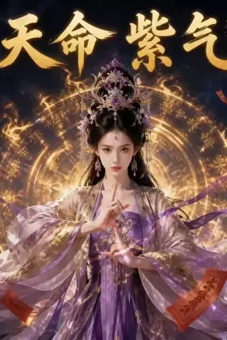 《天命紫气（72集）AI短剧 (2026)》短剧封面